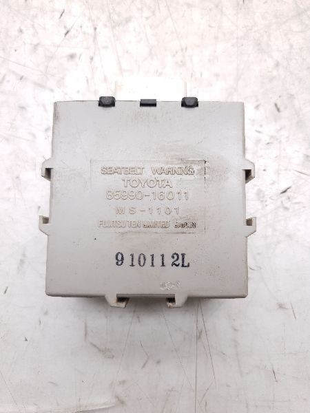 91-92 TOYOTA TERCEL SEAT BELT WARNING CONTROL MODULE ECM ASSEMBLY