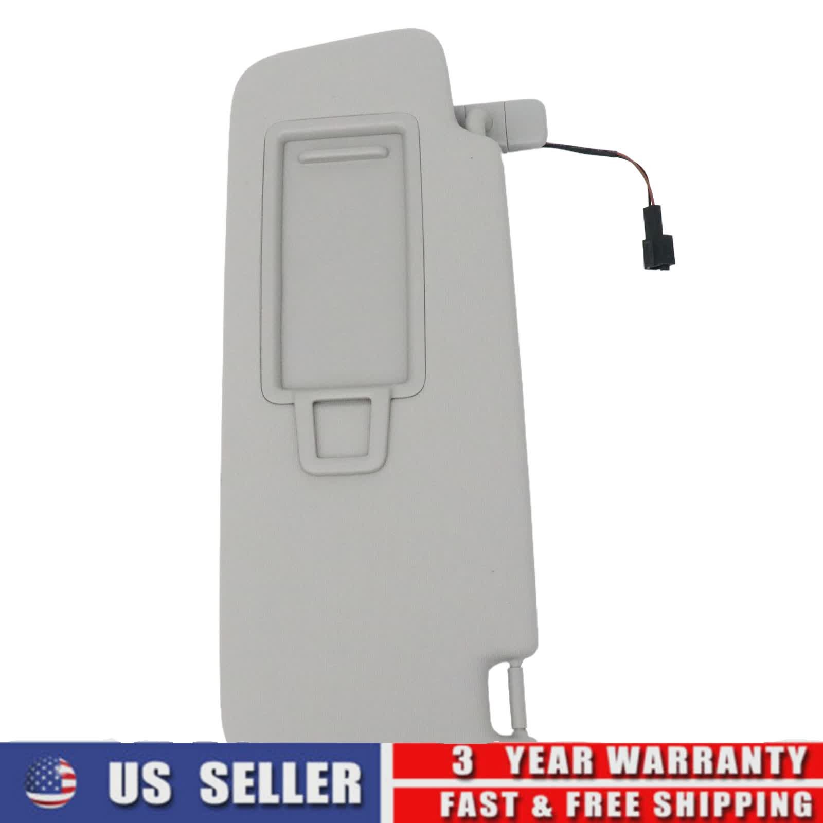 Left Driver Side High Quality Sun Visor Panel For VW Jetta Golf SportWagen Grey