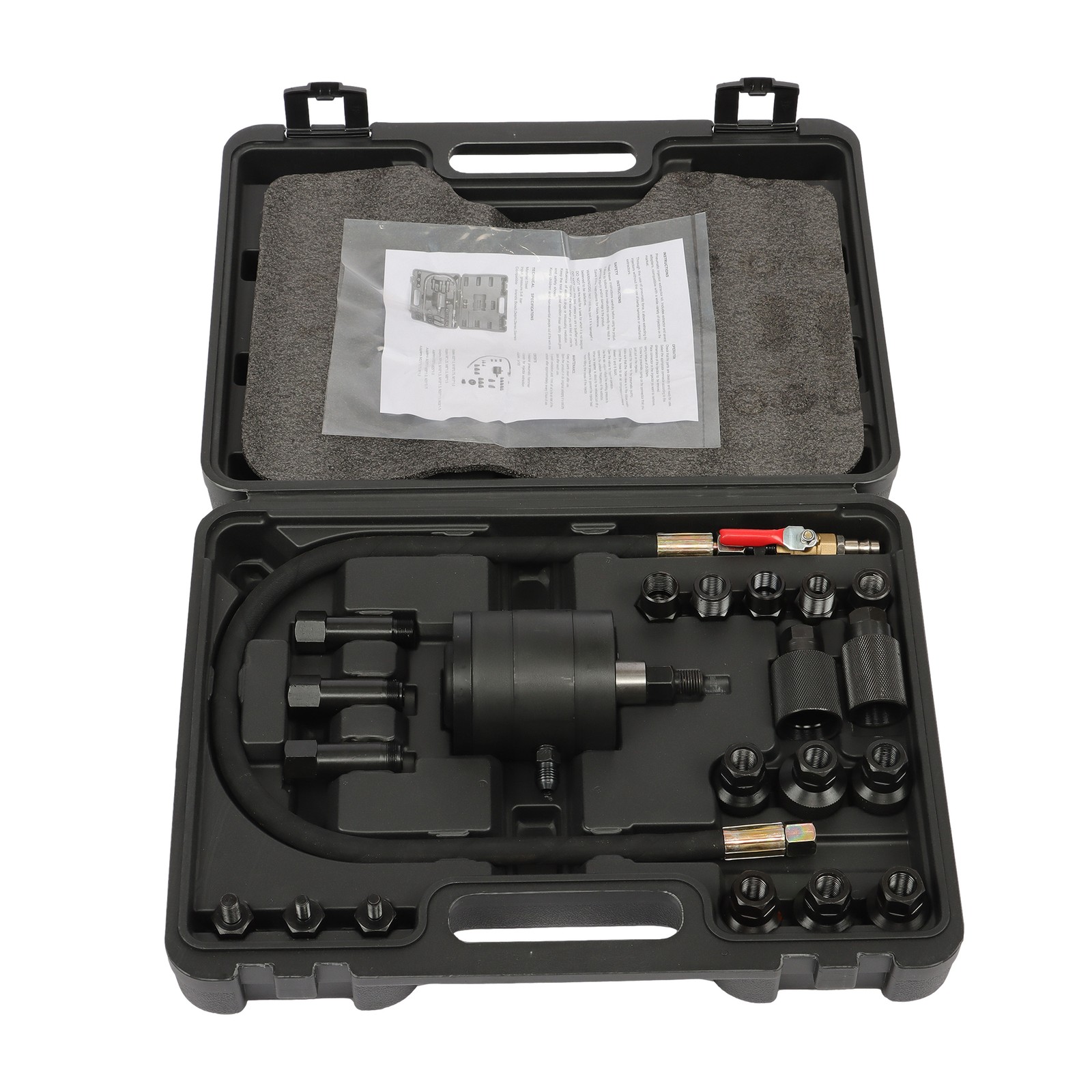 21PCS Diesel Injector Puller Pneumatic Injector Extractor Puller Tools Kit