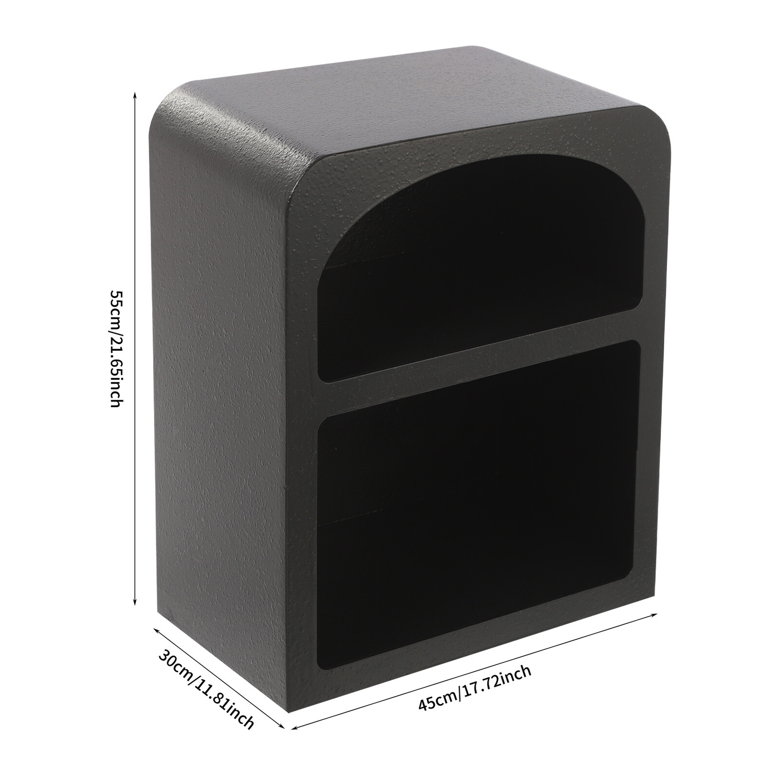 Bedside Table, Storage Cabinet for the Bedroom, Side Table with 2-tiers