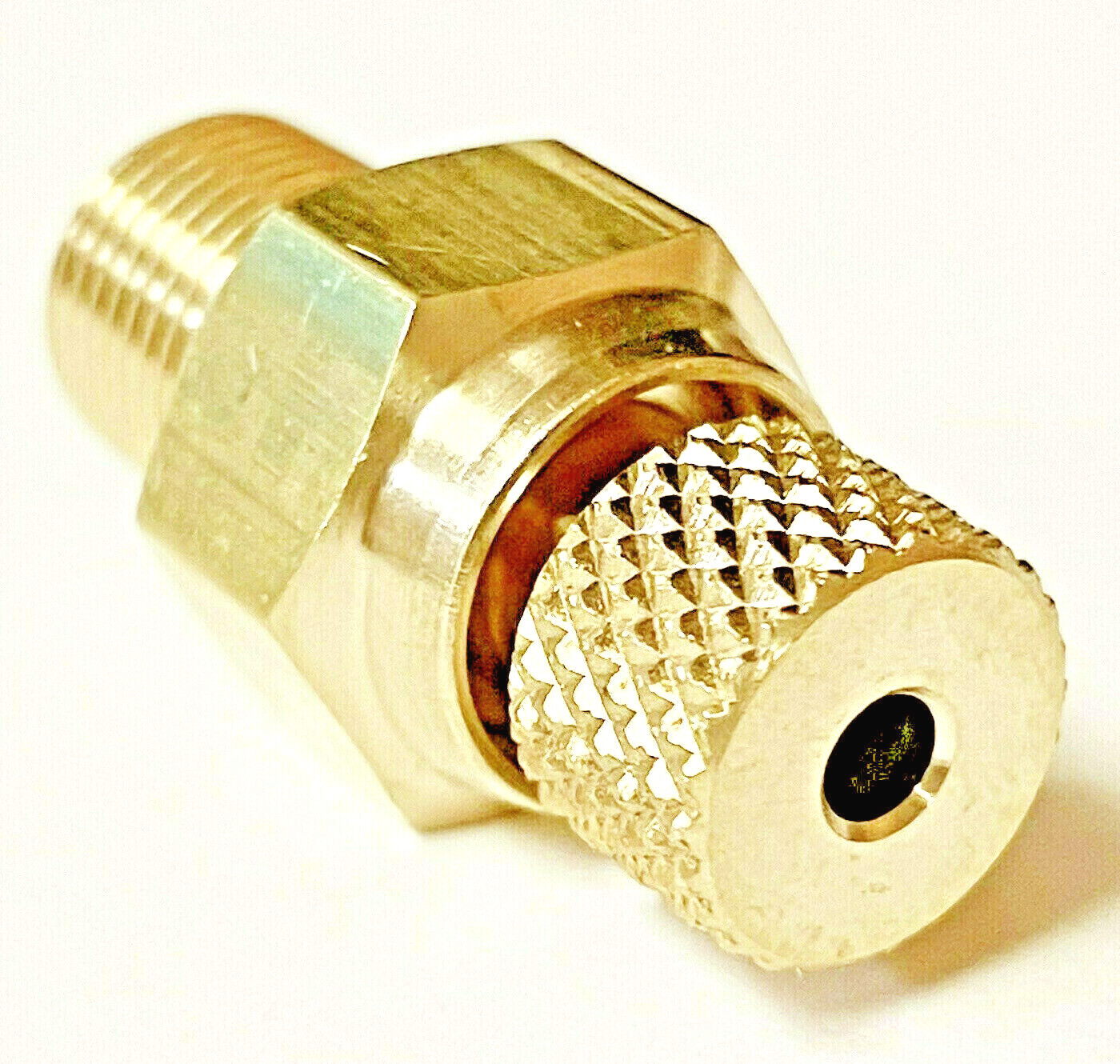 1/8" NPT NNI Brass Drain Cock Thumb screw
