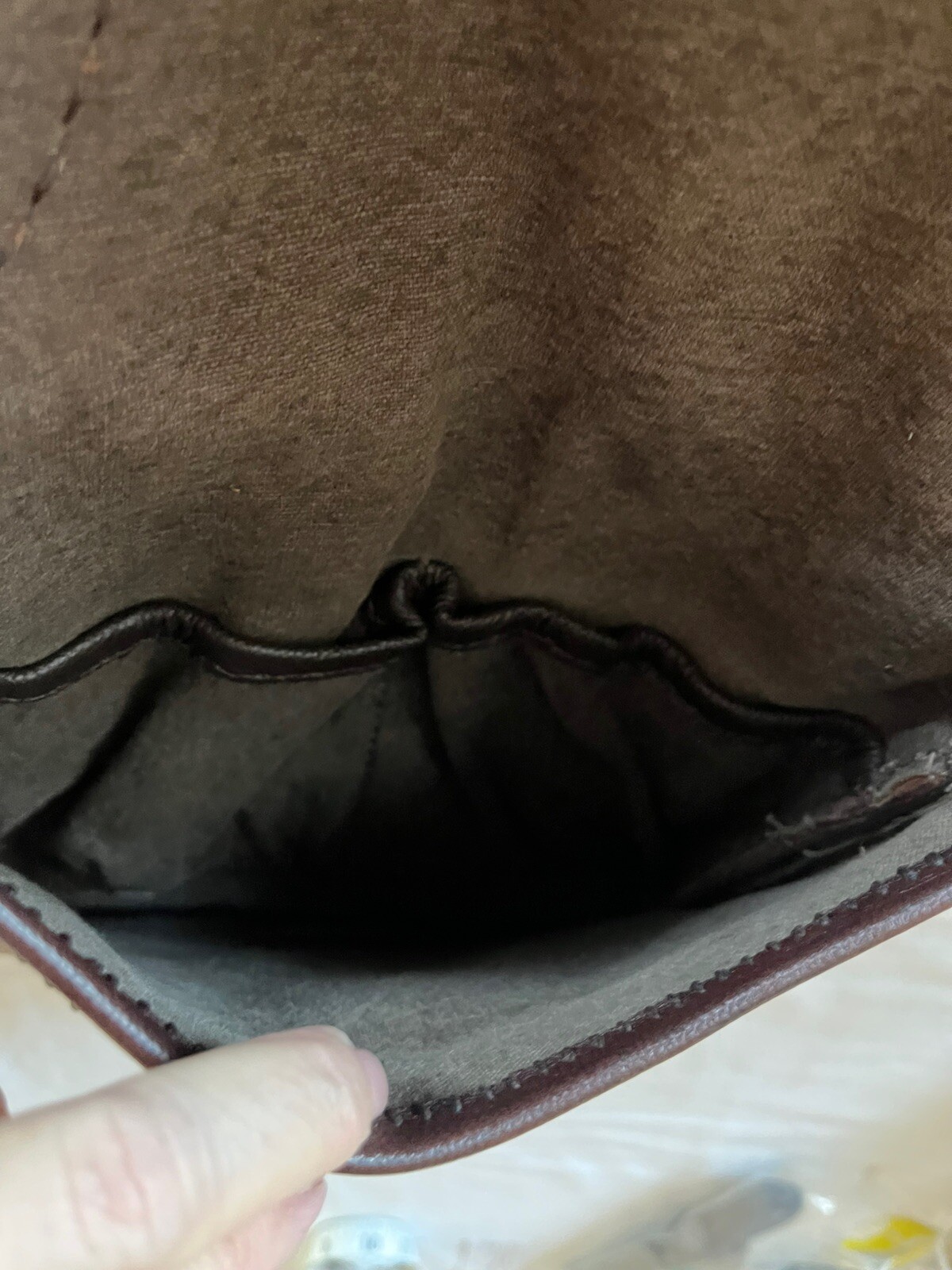 Leather and Oiled Canvas Haversack or Maybe a Hunting Bag