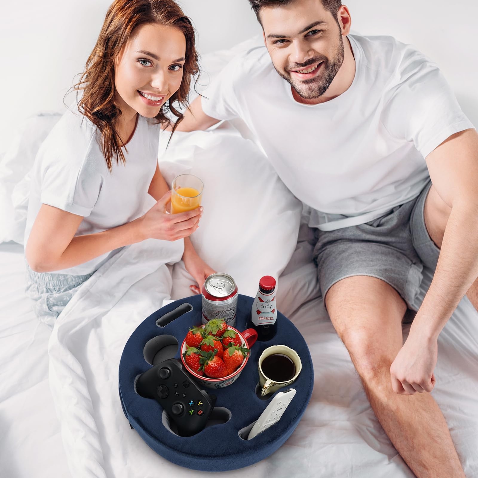 Couch Cup Holder Pillow - Cup Glass Cozy Pillow | Couch Caddy Sofa Bed Buddy ...