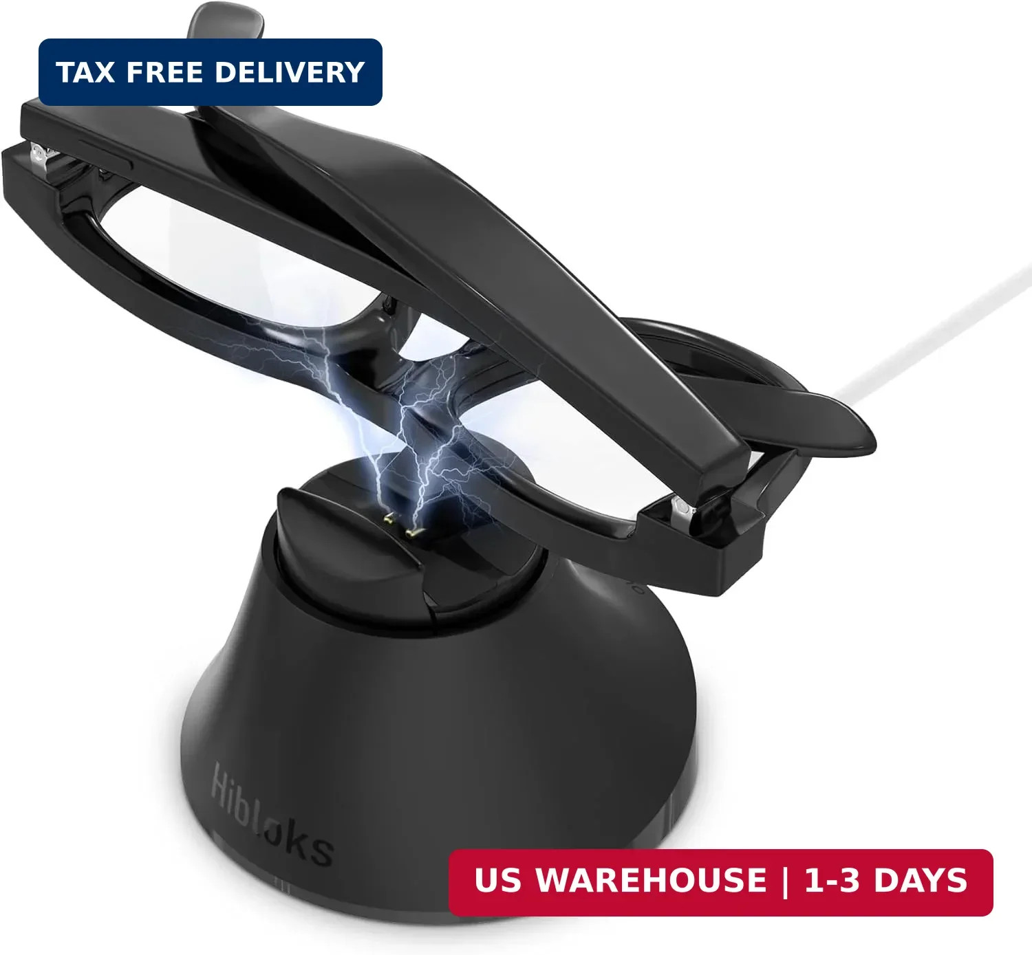 Charging Station Compatible with Ray-Ban Meta Wayfarer/Gen 2 and Skyler/Gen 2, M
