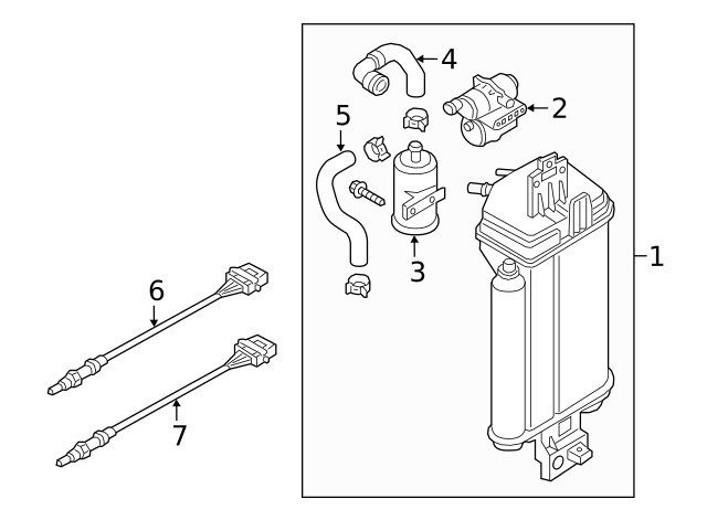 Genuine Volkswagen Oxygen Sensor 03H-906-262-AR