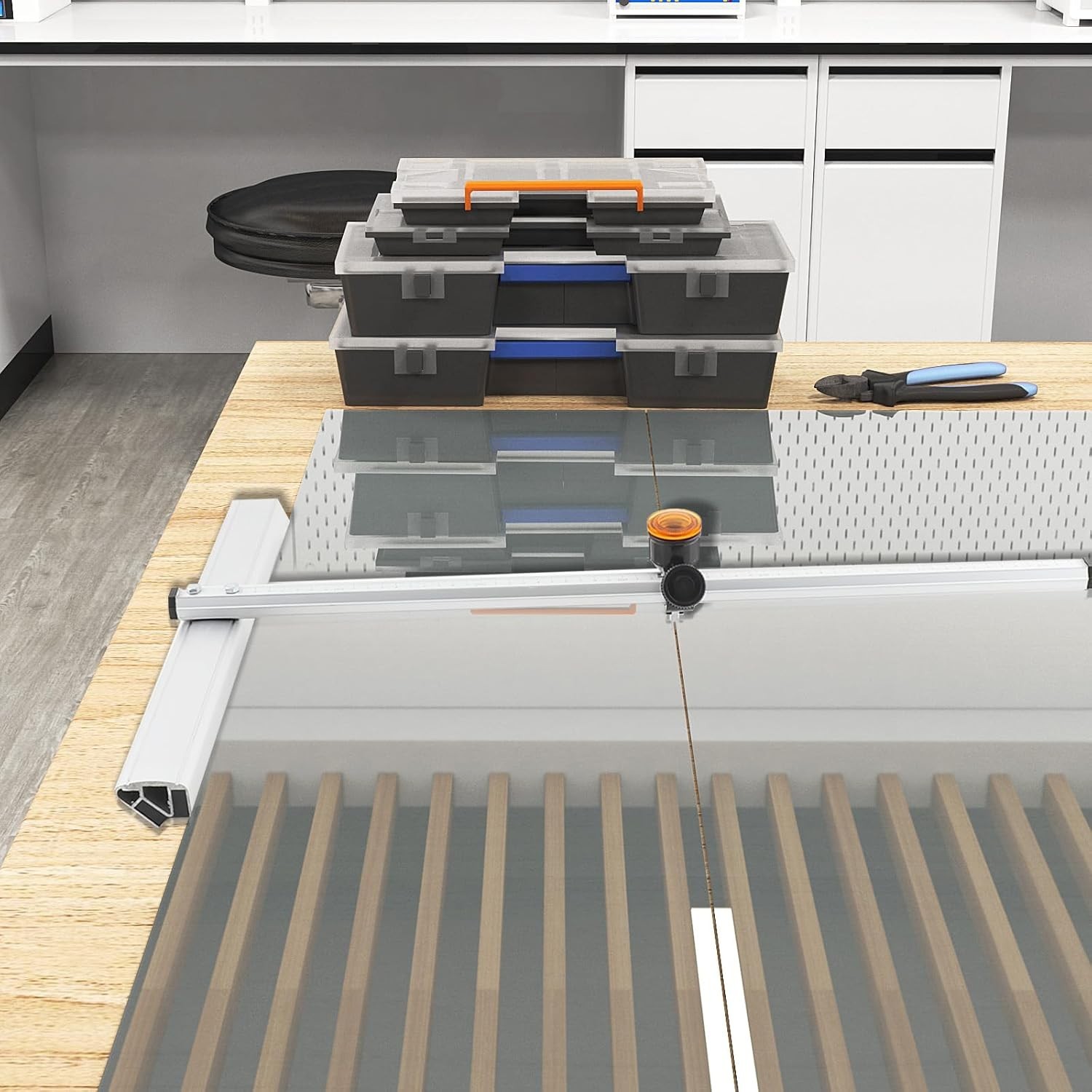 60cm T-Shaped Glass Cutting Tool,T Type Push Glass Cutter, Automatic Control ...
