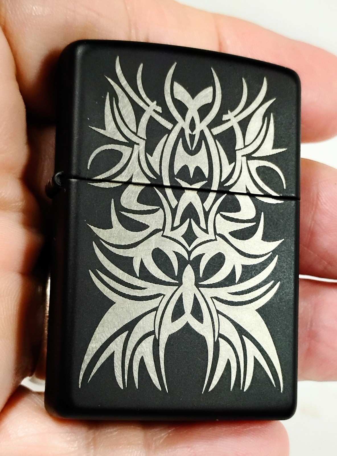 Zippo Tattoo Mark Black Matte 28686