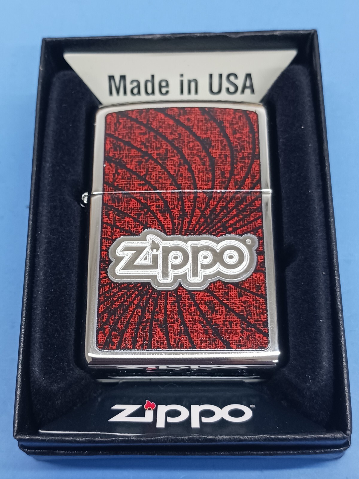 Zippo Spiral High Polish Chrome 24804
