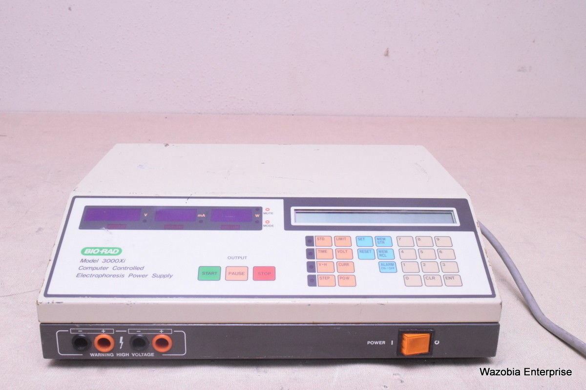 BIO-RAD COMPUTER CONTROLLED ELECTROPHORESIS MODEL 3000XI
