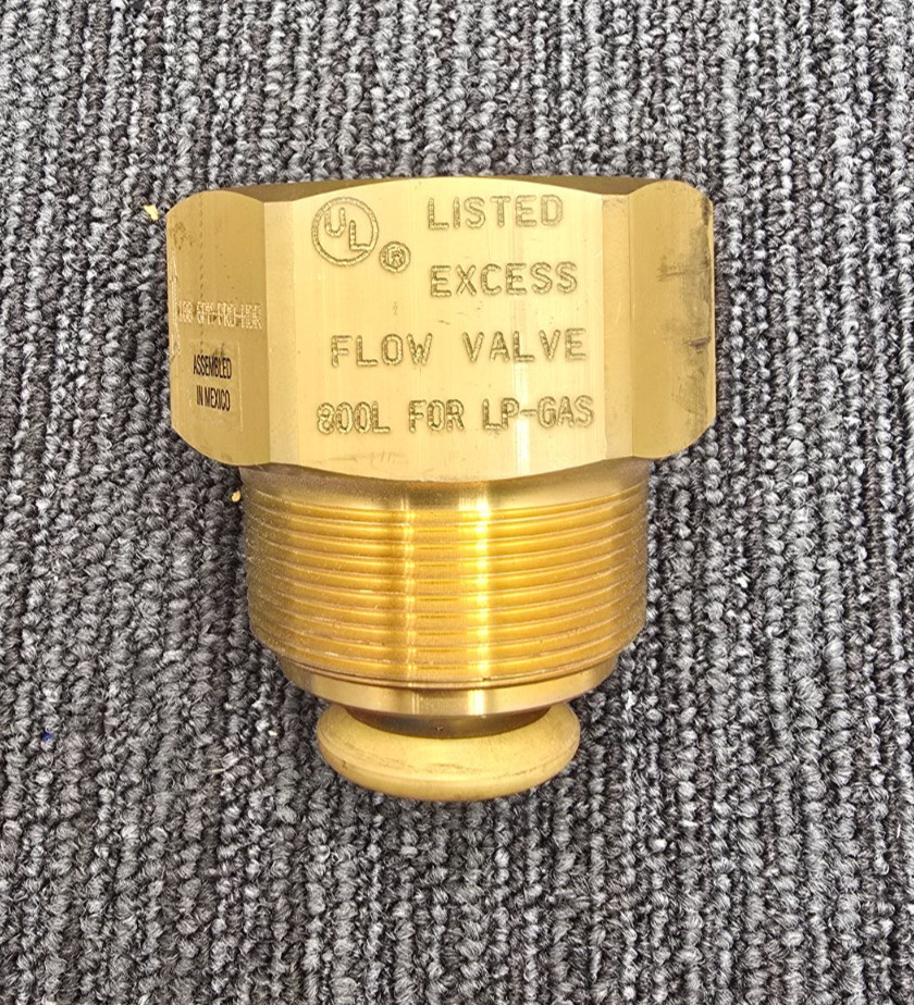 Fisher F107: 2" MNPT x 2" FNPT 100 Gpm Tank Excess Flow Valve