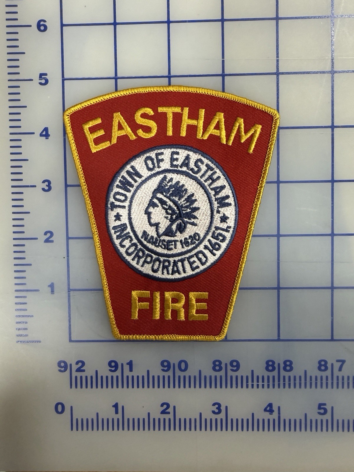 Eastham Fire Dept Patch Massachusetts Firefighting & Rescue Collectible