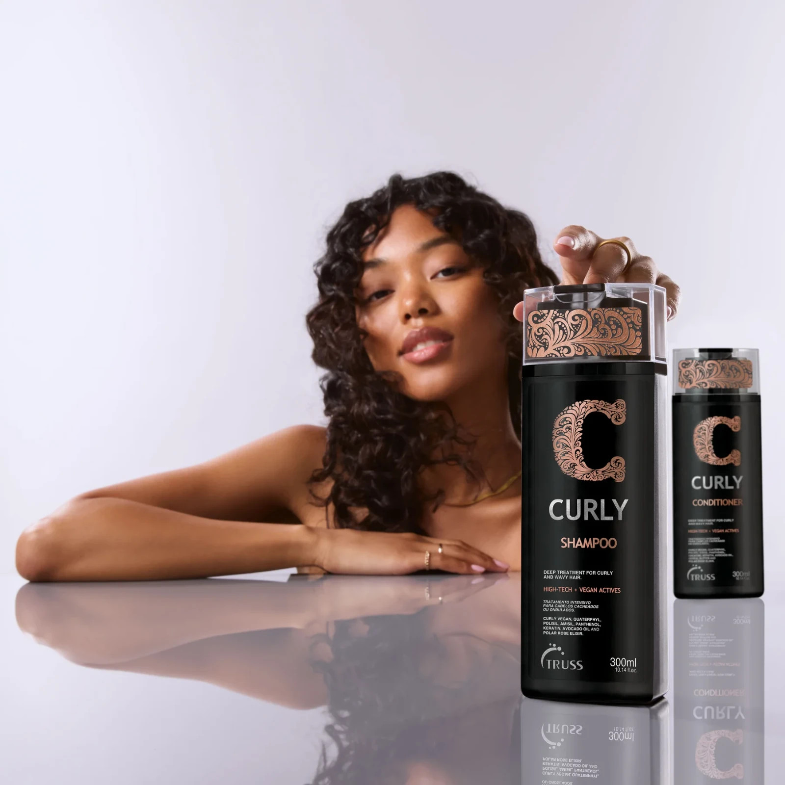 Truss Curly Bundle - Shampoo+Cond+ Hair Protector + Night Spa