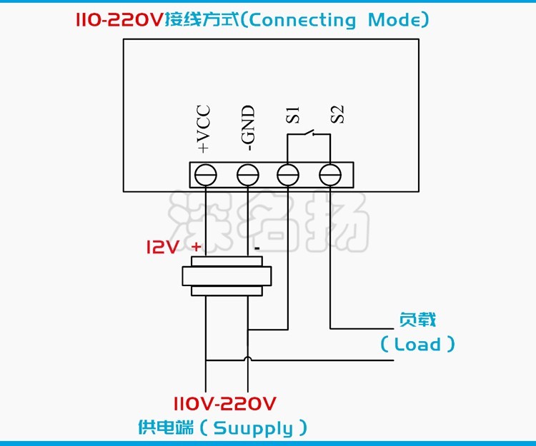 Relay Thermostat Waterproof Temperature Controller Control LED Digital DC 12V