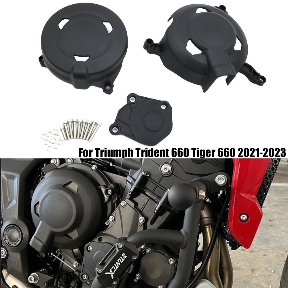 Engine Guard Protection Case Cover For Triumph Trident 660 Tiger 660 2021-2023