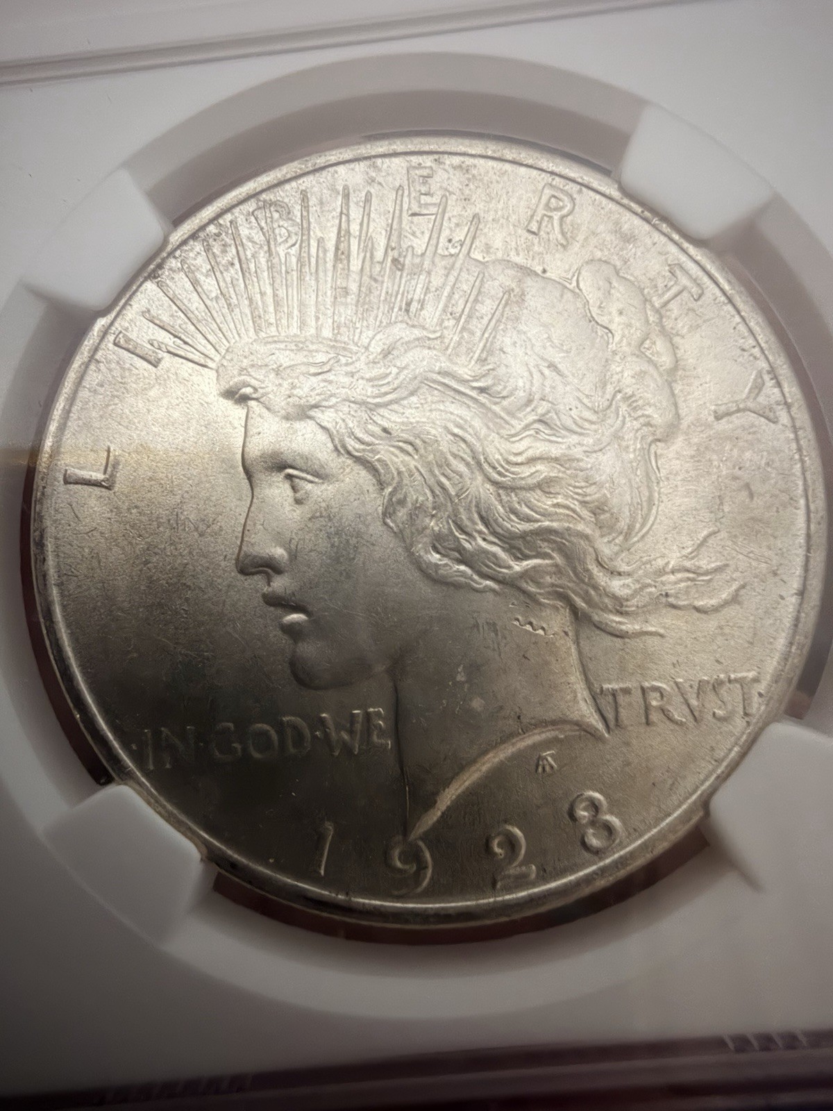 1922 & 1923 $1 Silver Peace Dollars NGC MS63