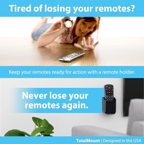 Universal Remote Control Holder - Medium (Black)