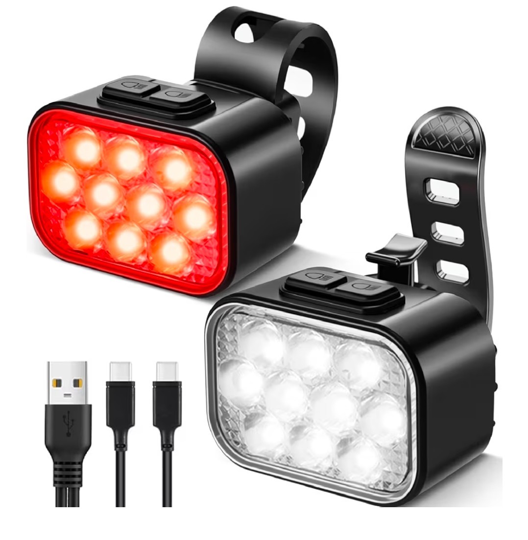 bike light set rechargeable