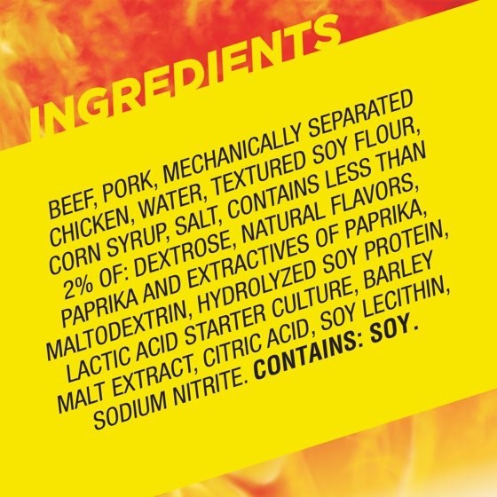 Slim Jim Smoked Meat Sticks Mild 0.28oz 46 Count 6g Protein Snack Pack