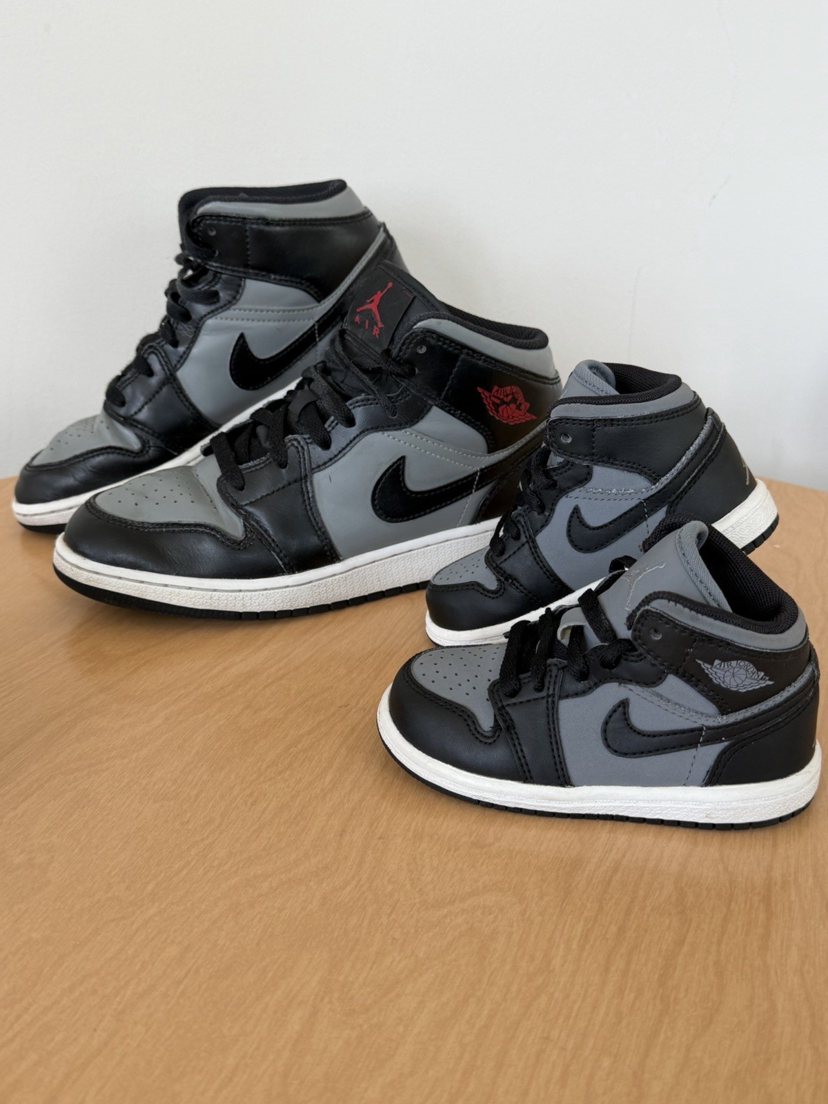 JORDAN   Air Jordan 1 Mid "Shadow"   Mini & Me Bundle (5.5Y + 7C)