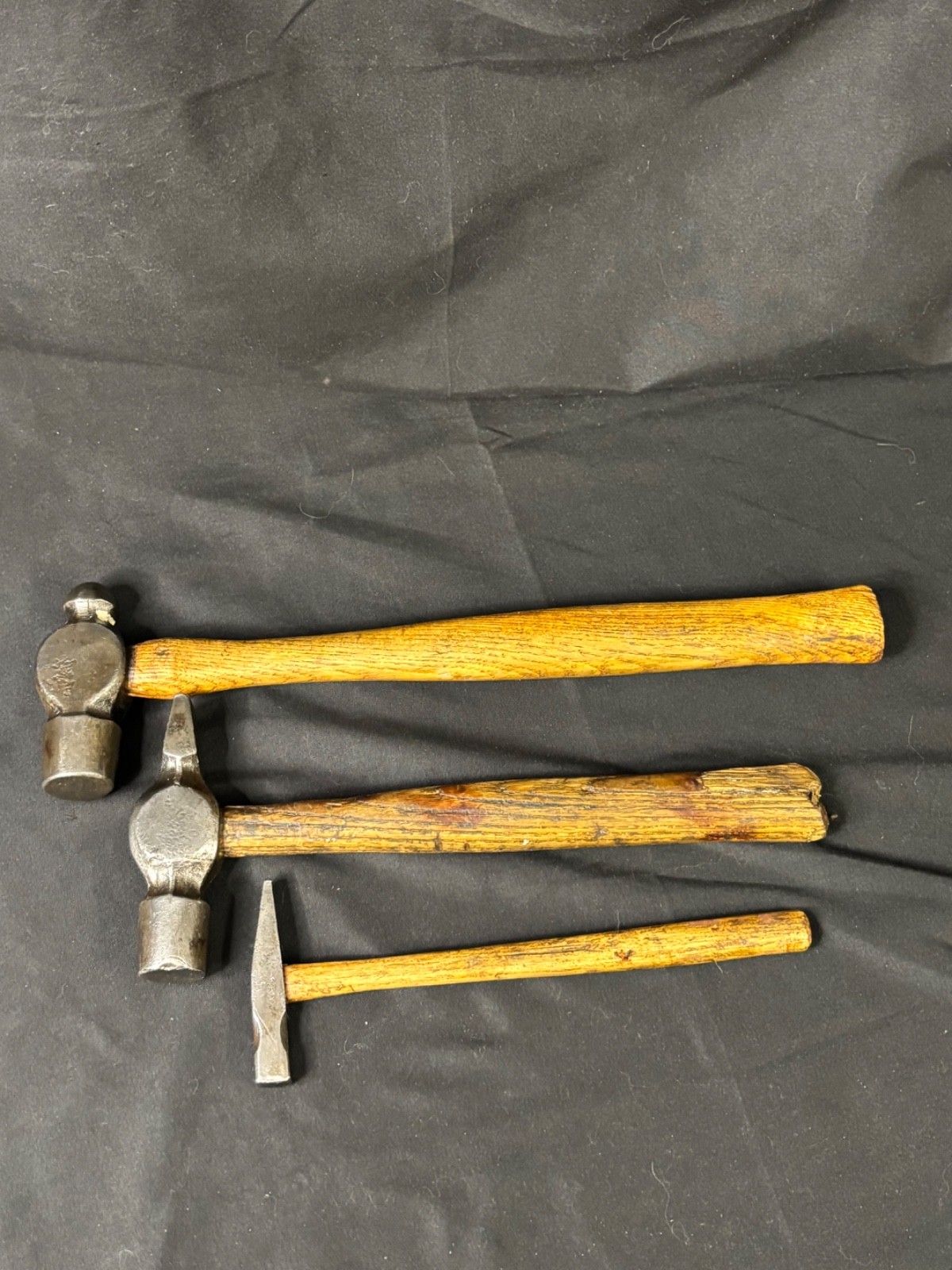 Vintage Ball Peen Hammer Lot Thor Eskilstuna Sweden Blacksmith Machinist Hammers
