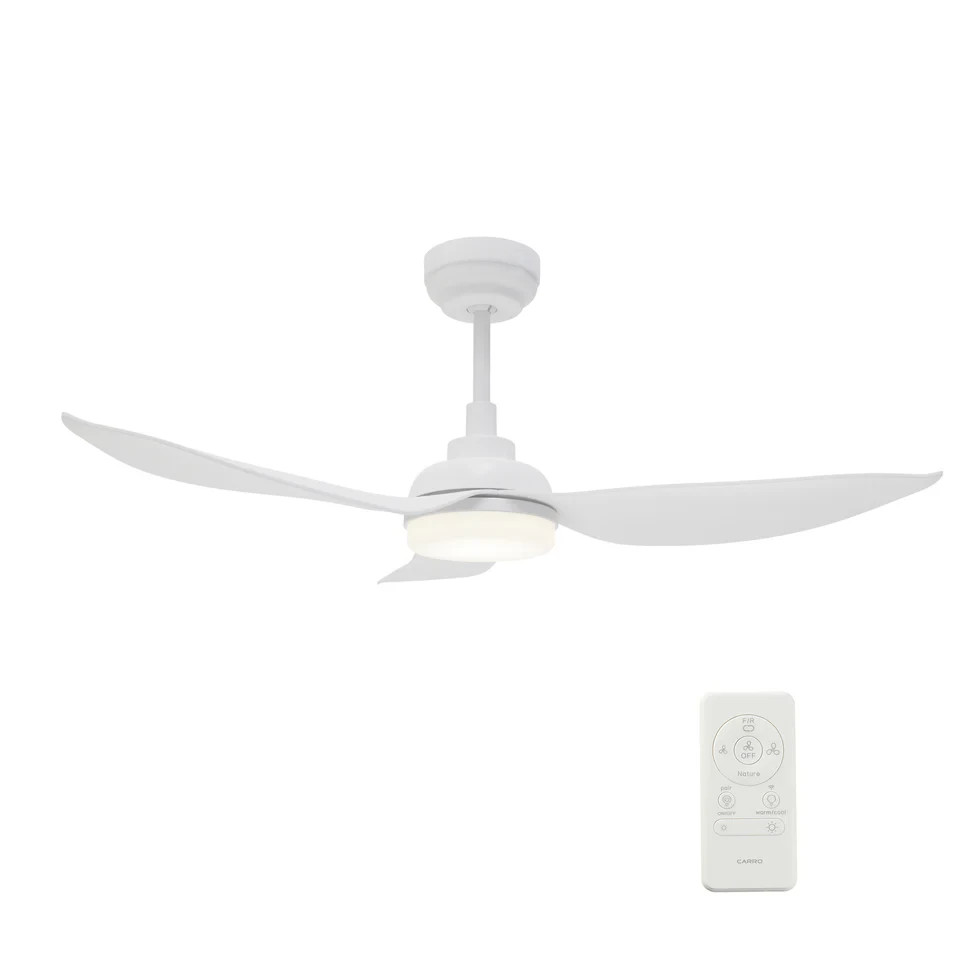✅Carro White Smart ceiling fan 45" 3 Blade Alexa/Google Home/Siri CES453VL ✔️