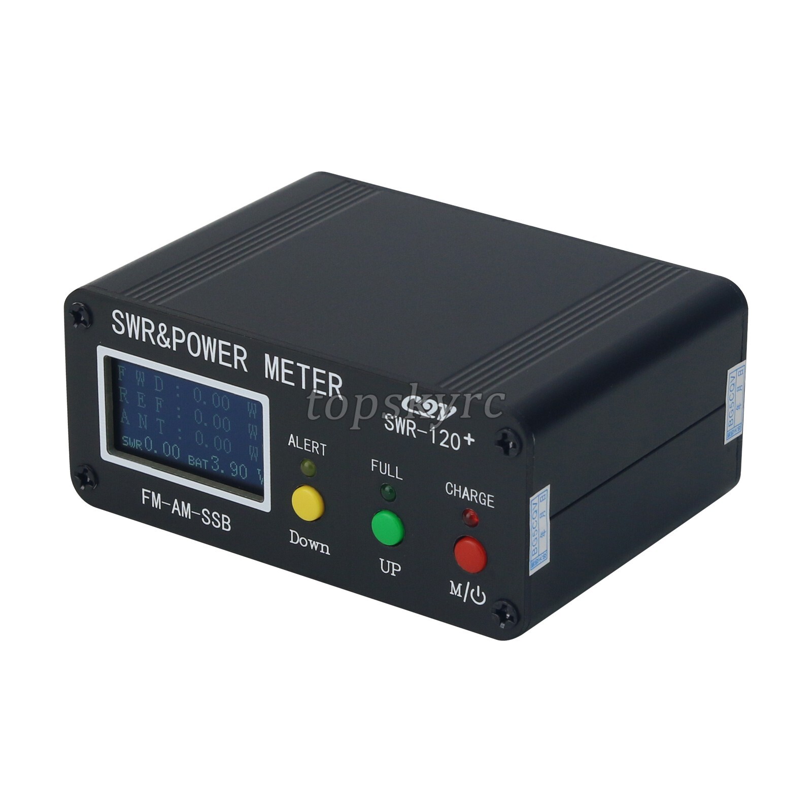SWR-120+ Shortwave SWR Power Meter 120W Digital Power Meter 1.3" Button Version