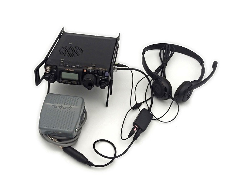 Electret mic Headsets Adapter YAESU FT-818ND FT-857D FT-897 FT-991a FTX-1 FT-710