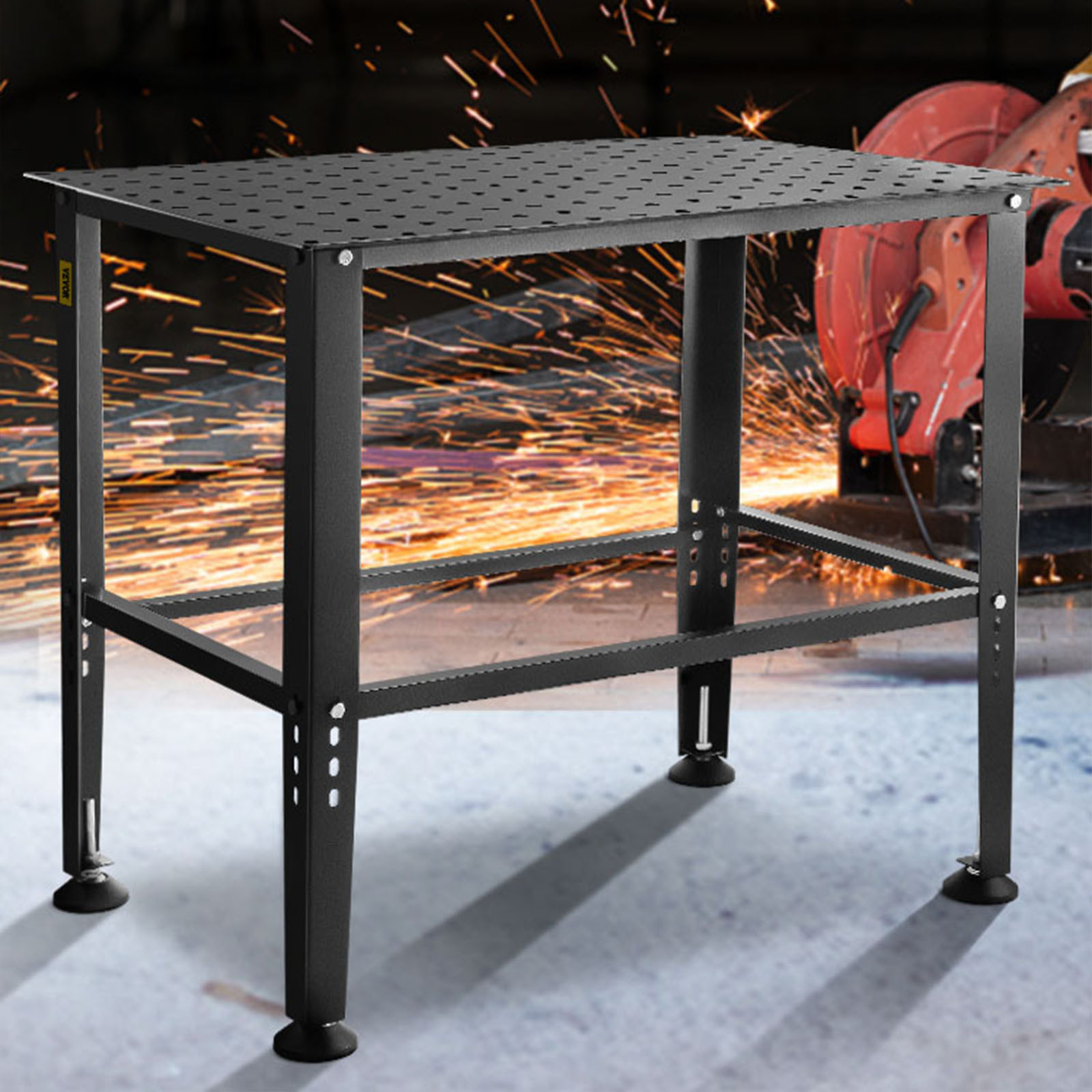 VEVOR Welding Table 36"x24" 800LBS Welding Table with Multiple Fixture Holes