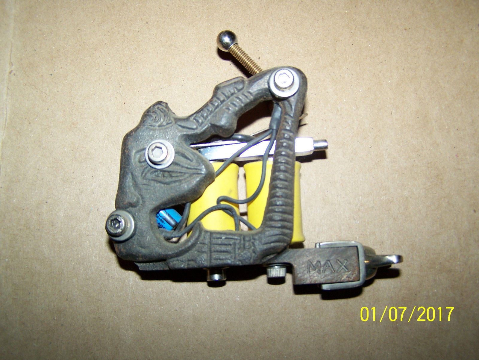 old stock  tattoo machine #43 ink needles tubes grips tip power NEVER USED