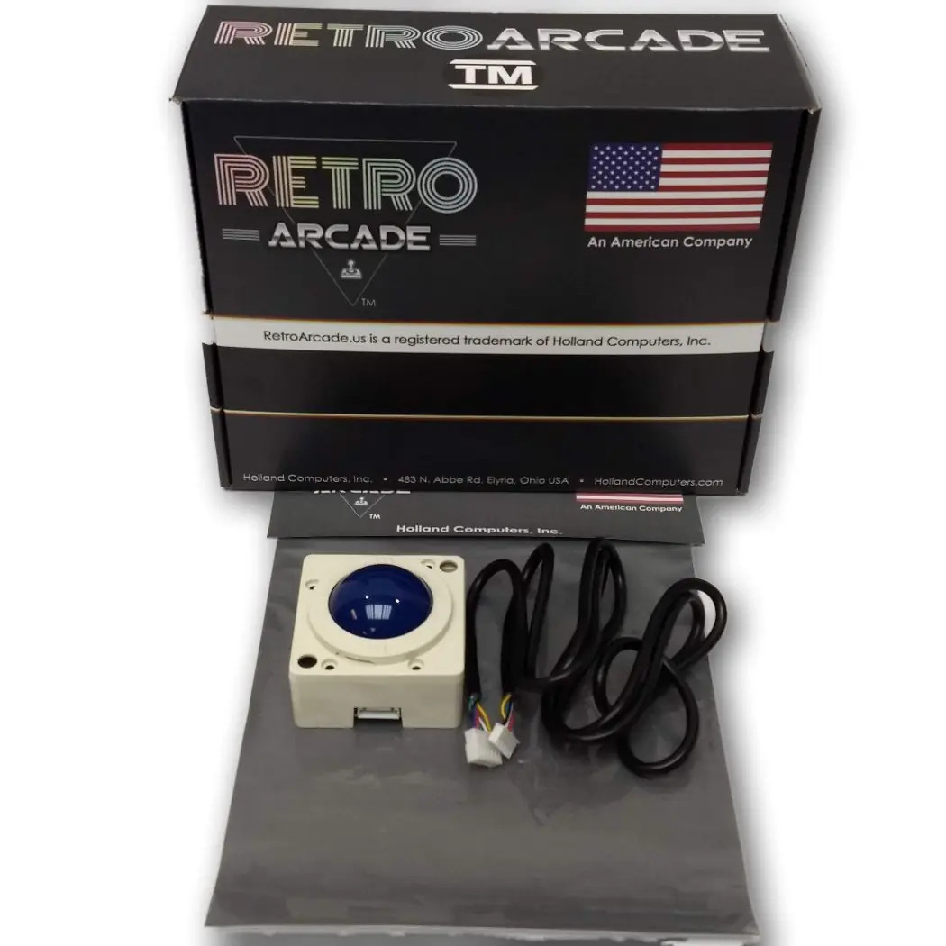 Track Ball 2 inch Arcade Game Lit Trackball for Jamma 60-IN-1 Jamma iCade board