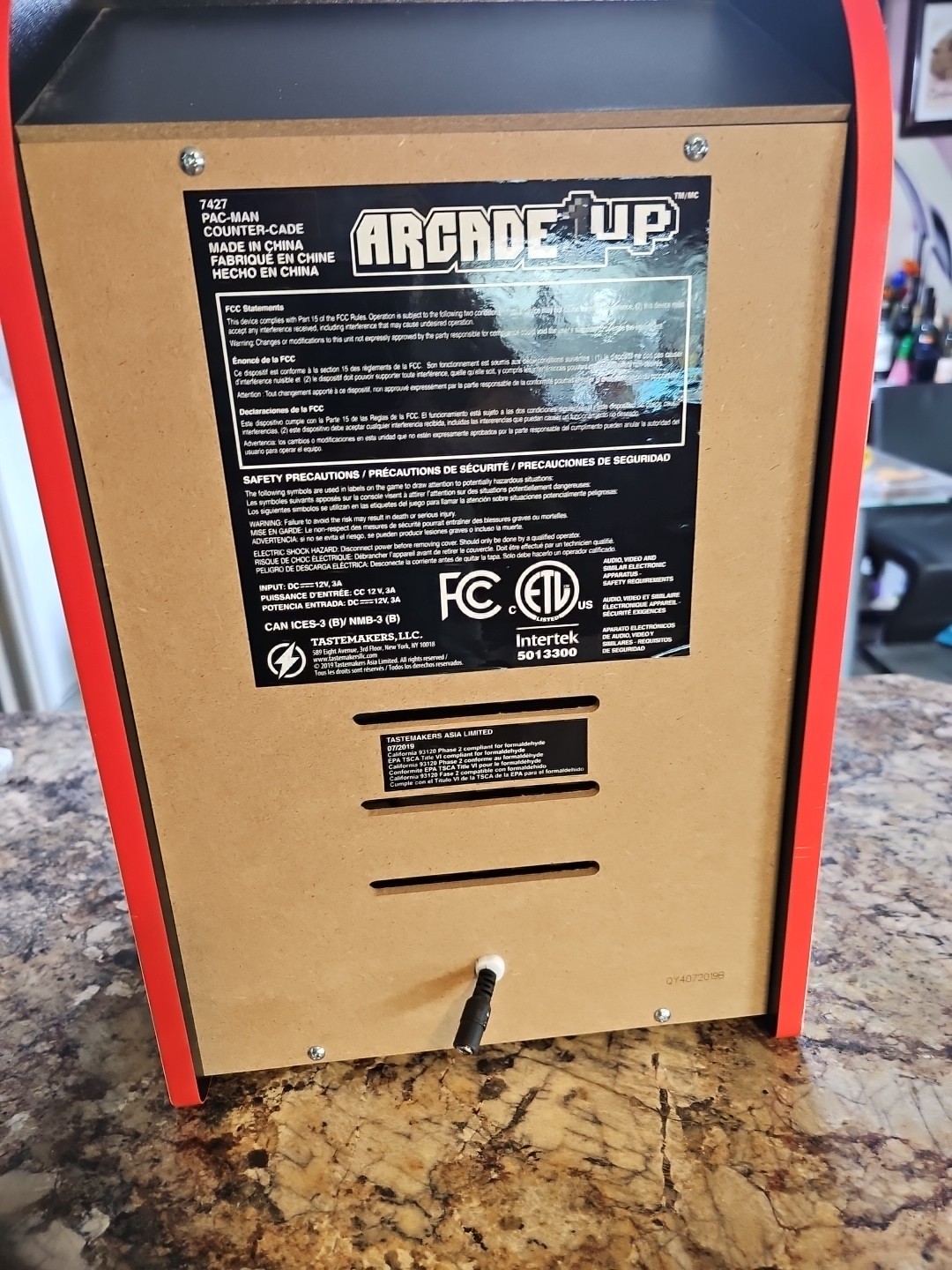 Arcade1Up 2 Game Countercade Tabletop Arcade Machine - Pac-Man Works Perfect