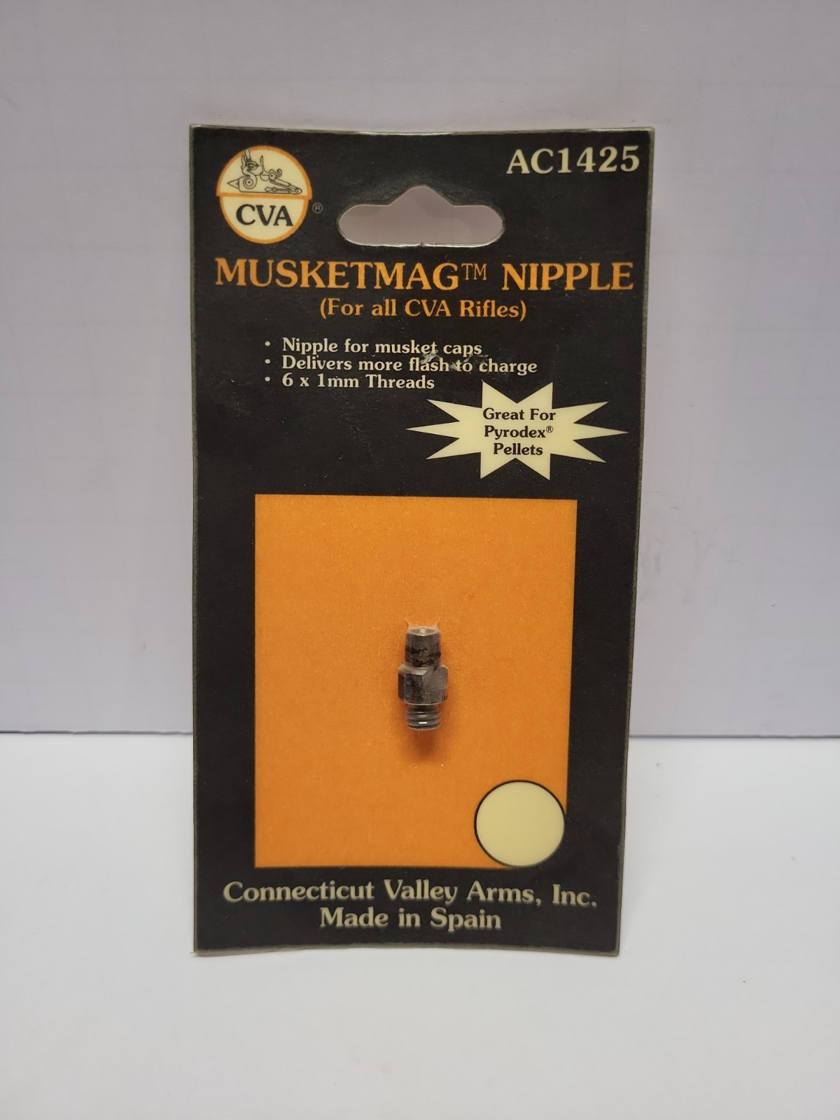 CVA MUSKET MAG NIPPLE AC1425 6 X 1 THRERADS