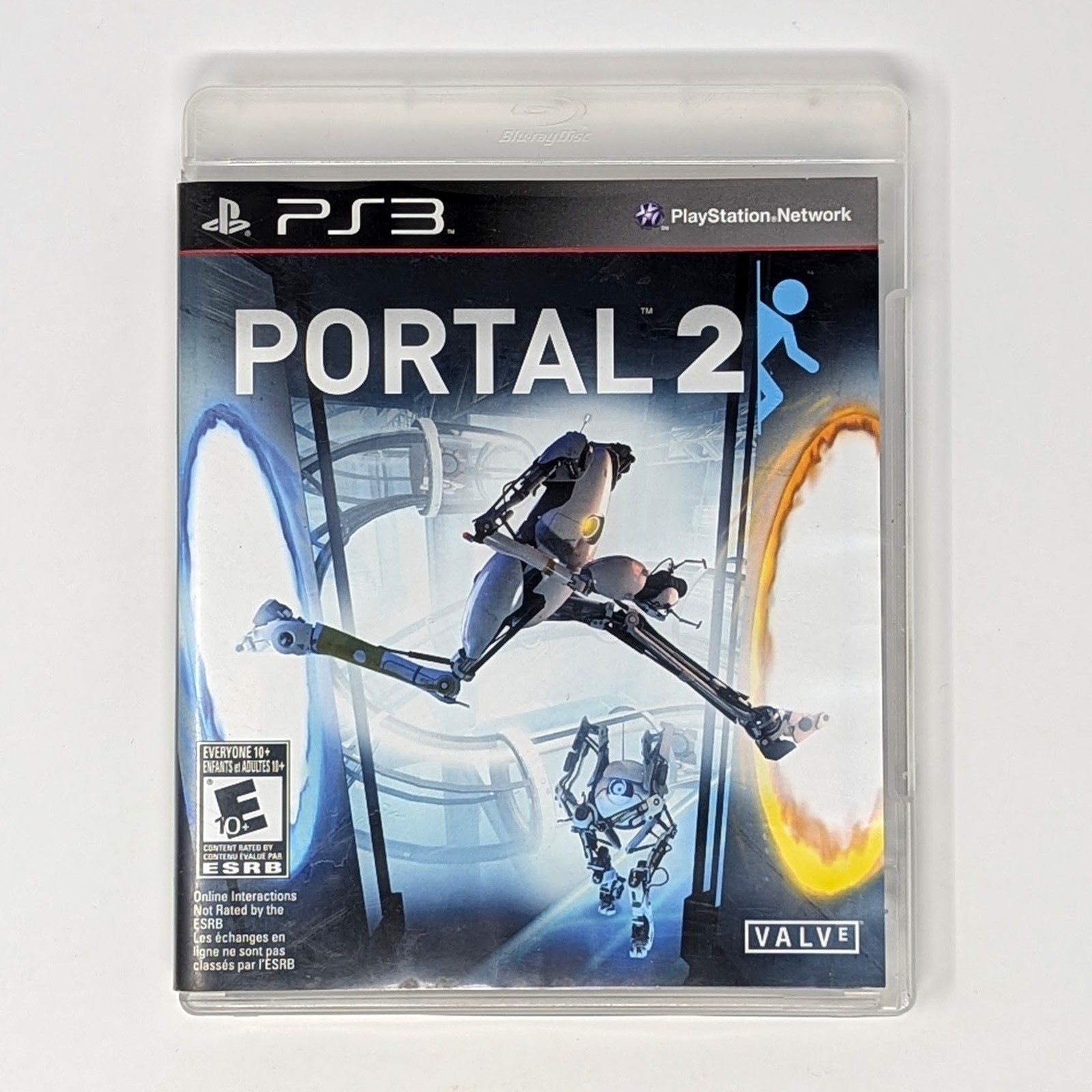 Portal 2 (PS3 PlayStation 3) Case + Manual + Insert (No Game)
