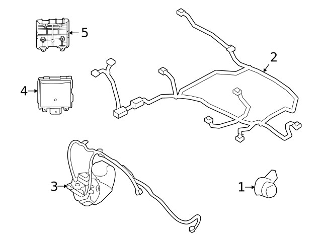 Genuine Ford Bracket M1PZ-14D189-A