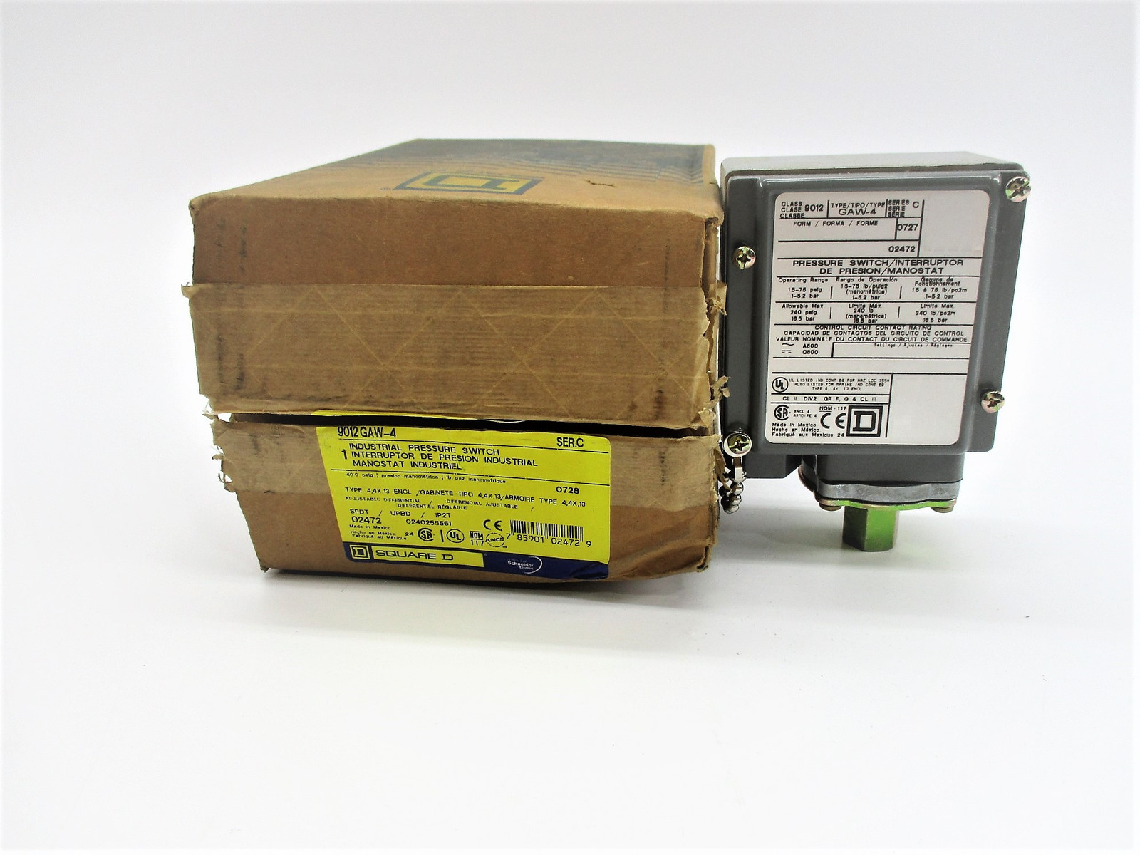 SQUARE D 9012GAW-4 SER. C 240PSI NSMP