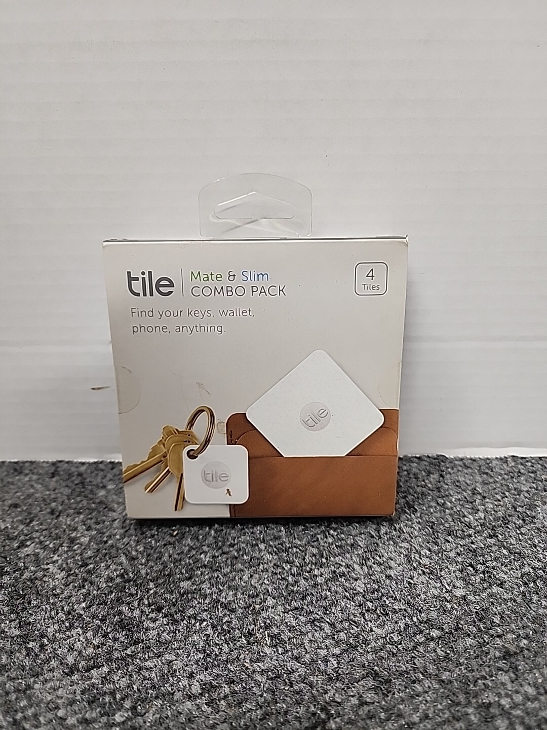 Tile Mate + Slim Trackers Combo - White, Pack of 4