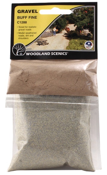 Woodland Scenics Gravel Buff Fine # C1288
