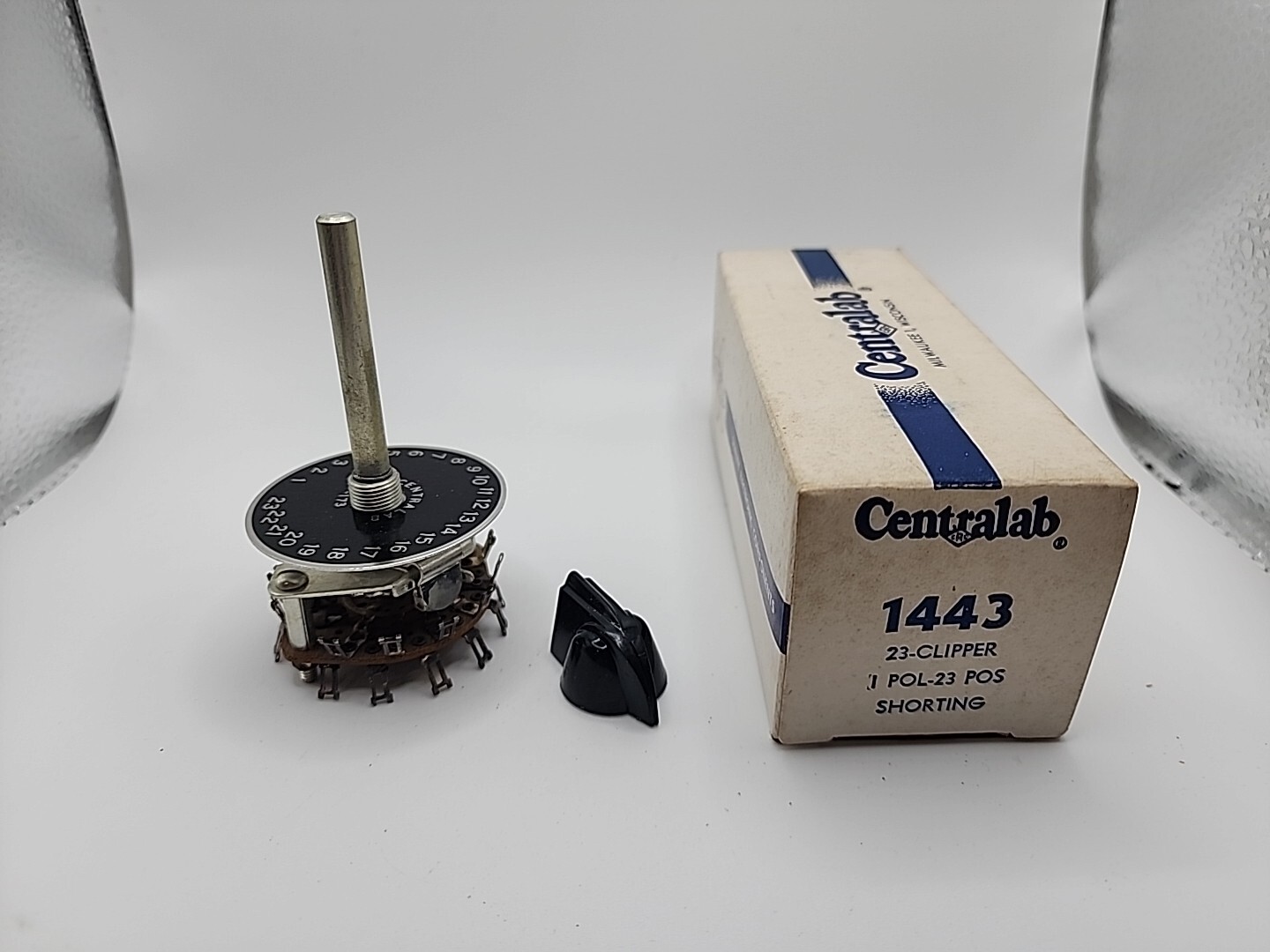Vintage Centralab  Phenolic Rotary Switch 1443 - 23 Clipper 1 Pol-23 POS