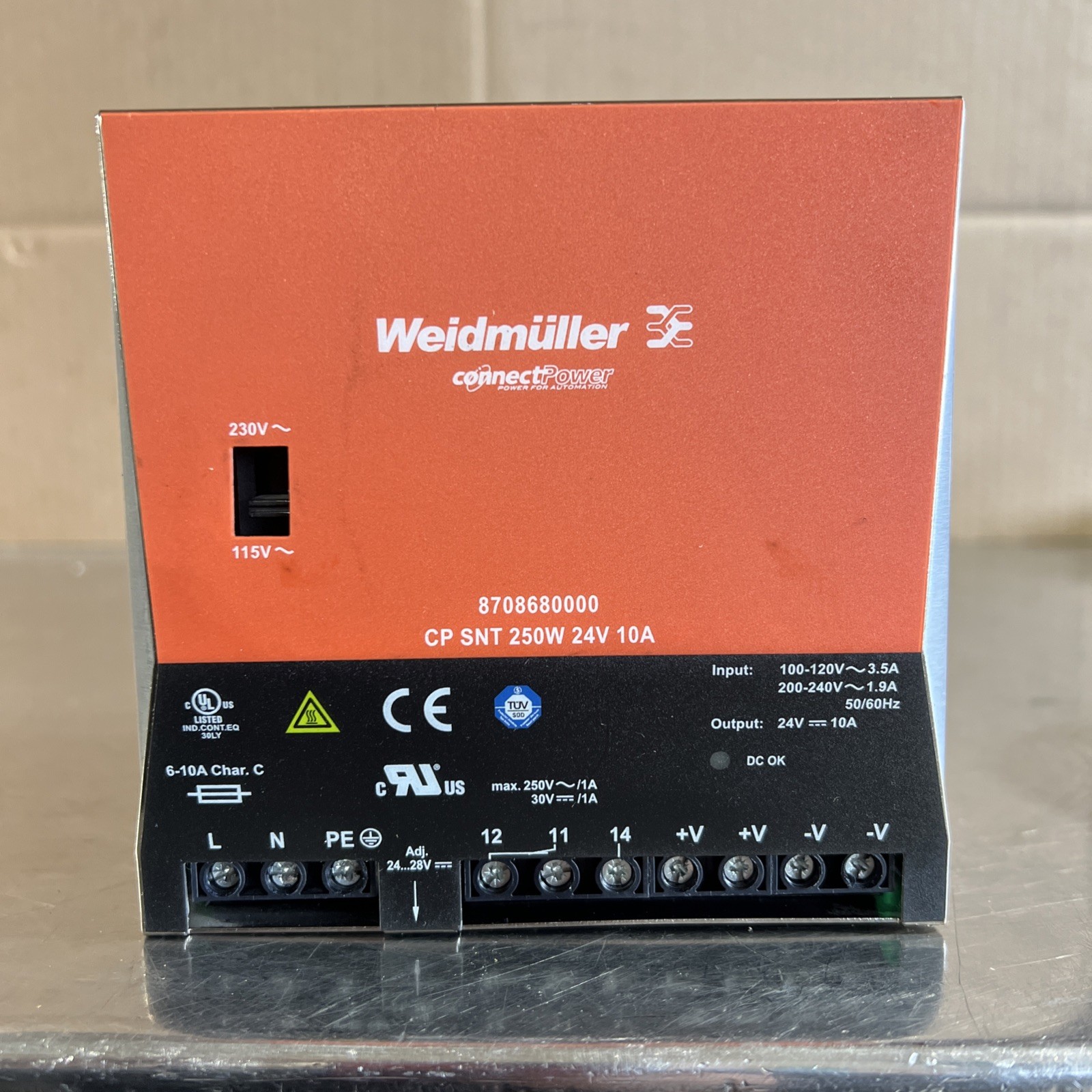 WEIDMULLER 8708680000 CONNECT POWER Nos Surplus No Original Box