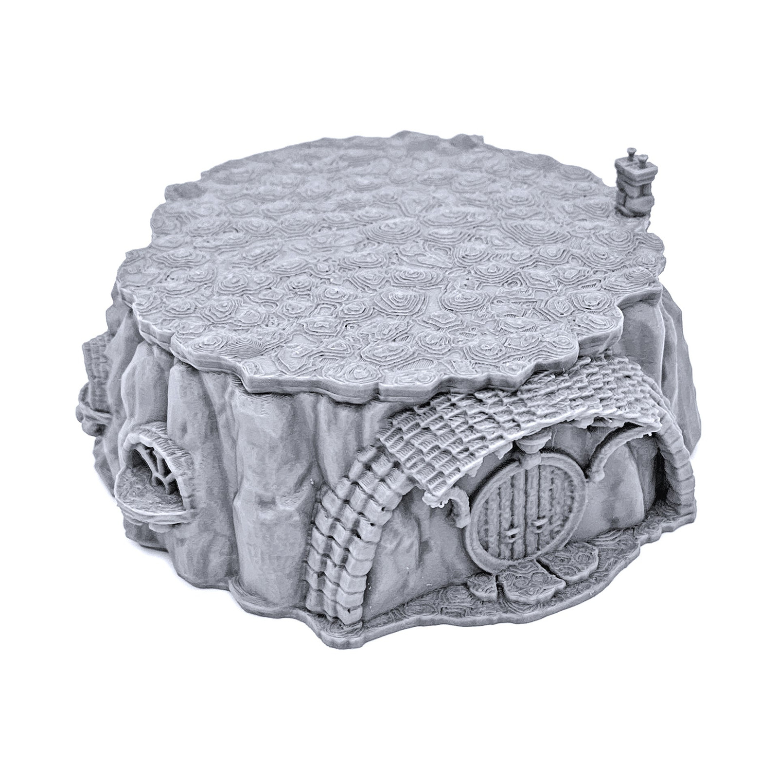 Halfling Hole by Printable Scenery, 3D Printed Tabletop RPG Wargame Terrain