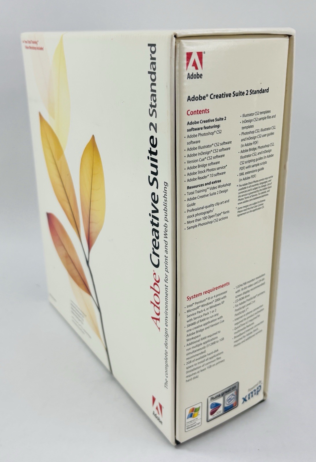 VINTAGE Adobe Creative Suite 2 Standard CS2 PC Windows Complete Retail Box