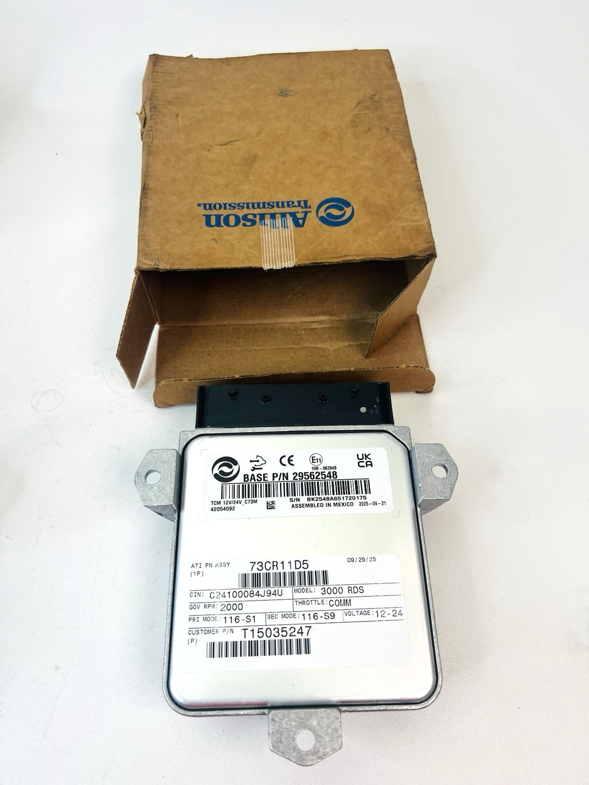 Allison C73M Transmission Control Module (TCM) 29562548