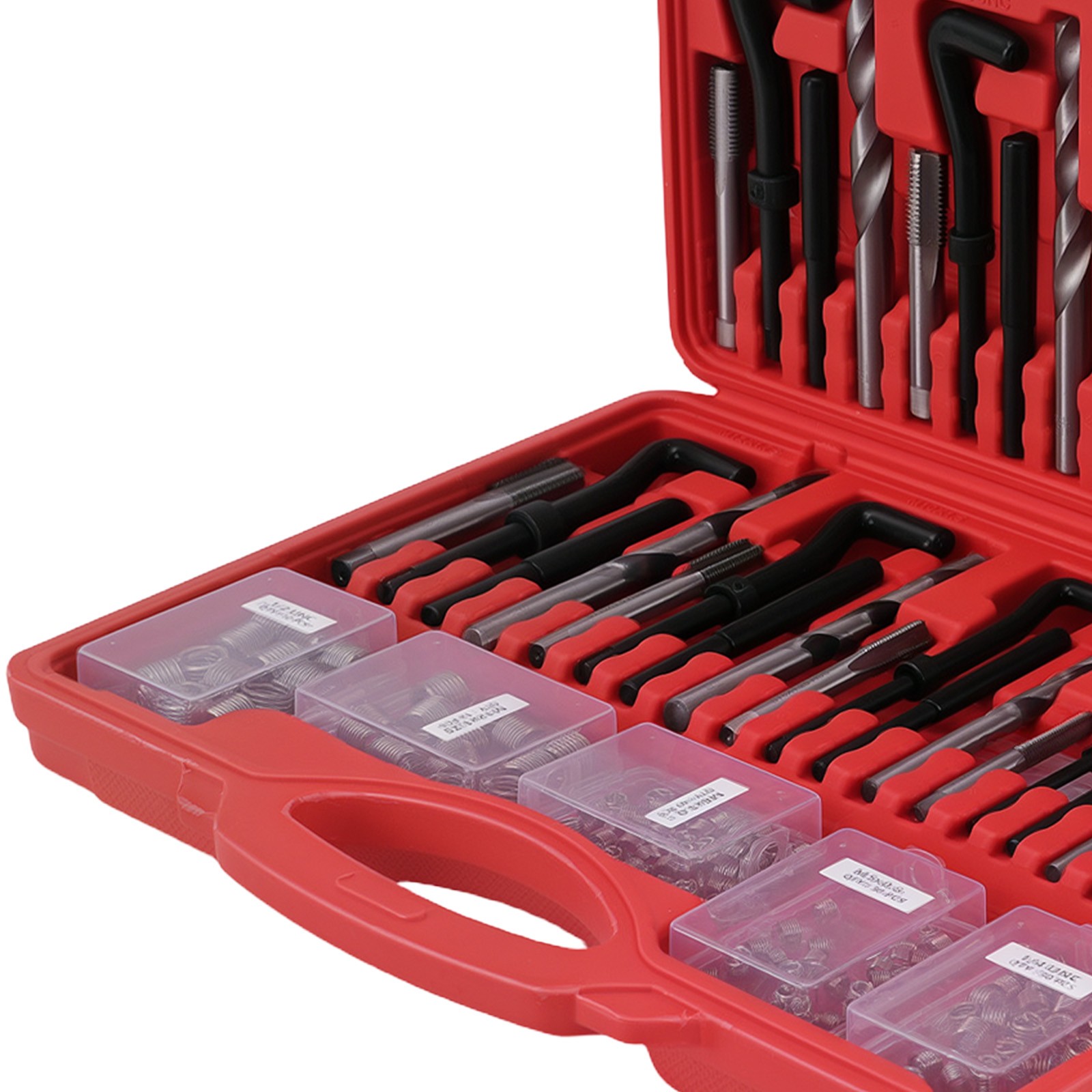 338Pc SAE Metric Automotive Thread Insert Kit for Engine Repair Tool Set New