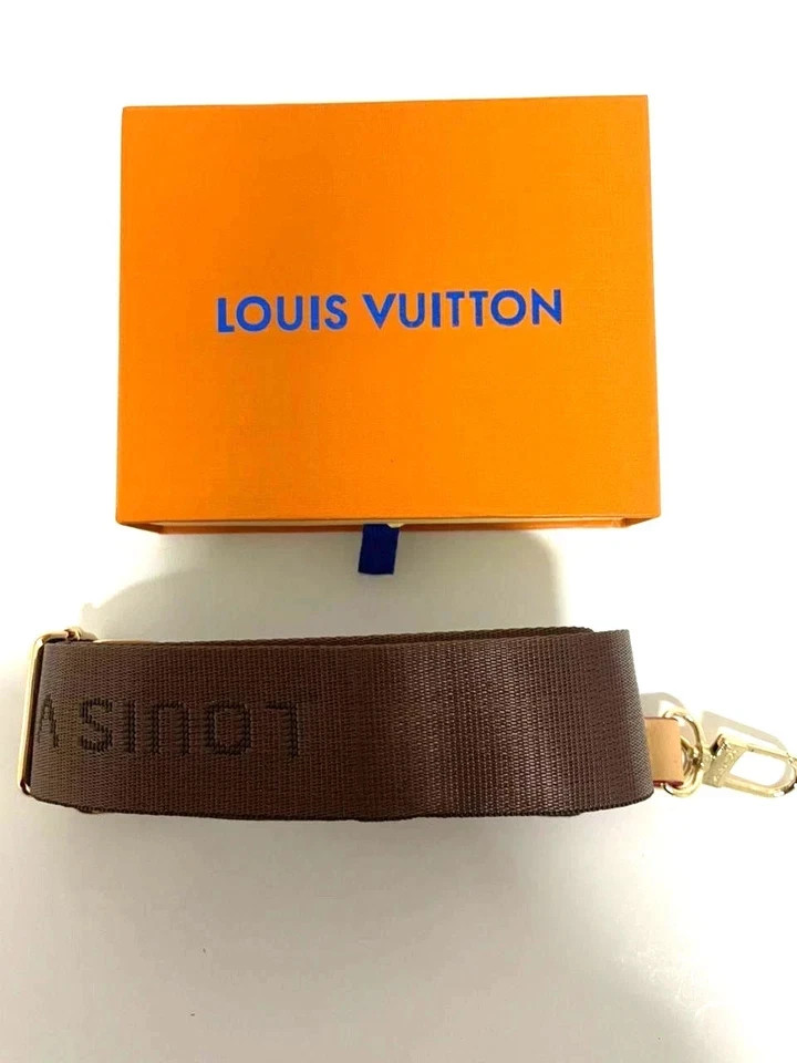 Louis Vuitton Shoulder Strap Adjustable Crossbody Shoulder Replacement Brown