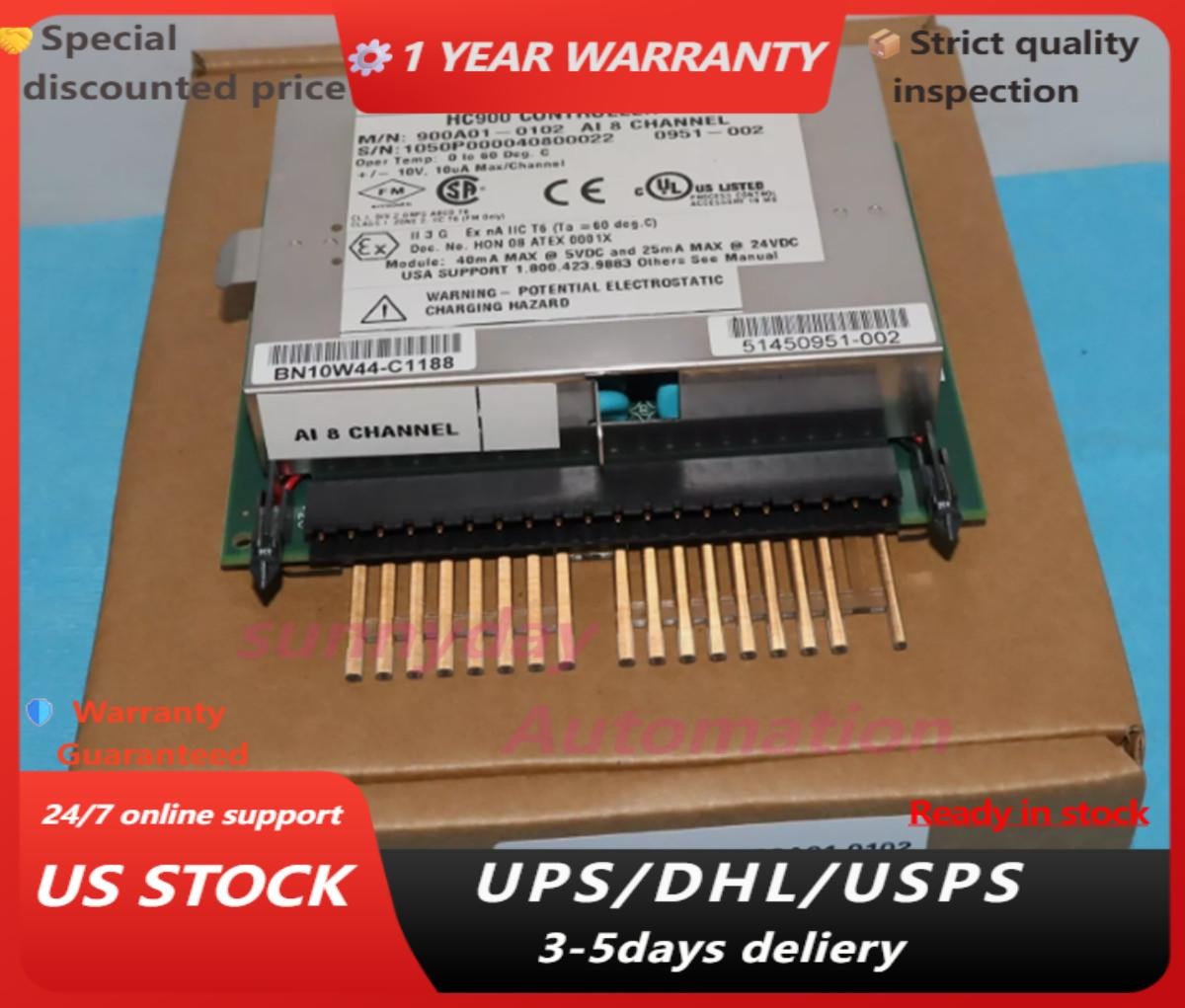 New In Box HONEYWELL 900A01-0102 PLC Controller US Free TAX