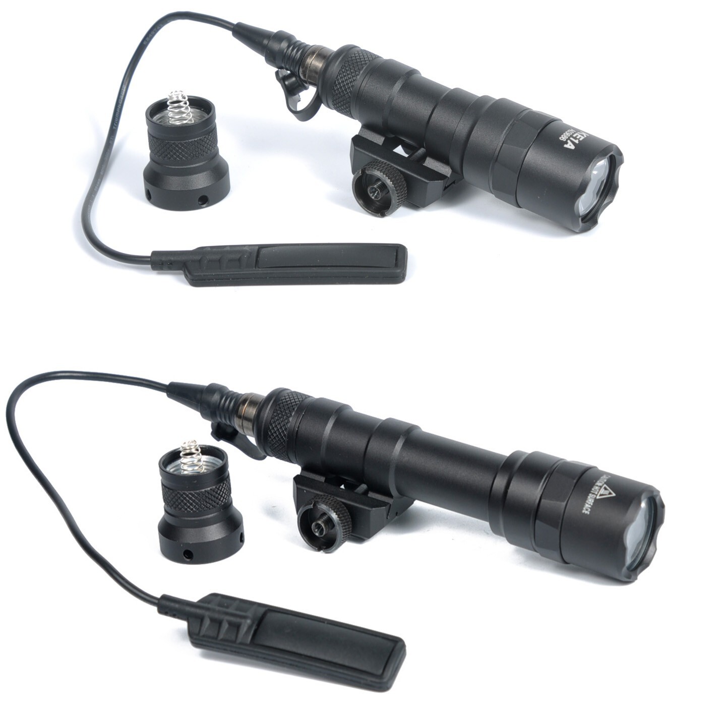 M300B M600B Light Tactical Picatinny Flashlight Tail Switch Rail Combo