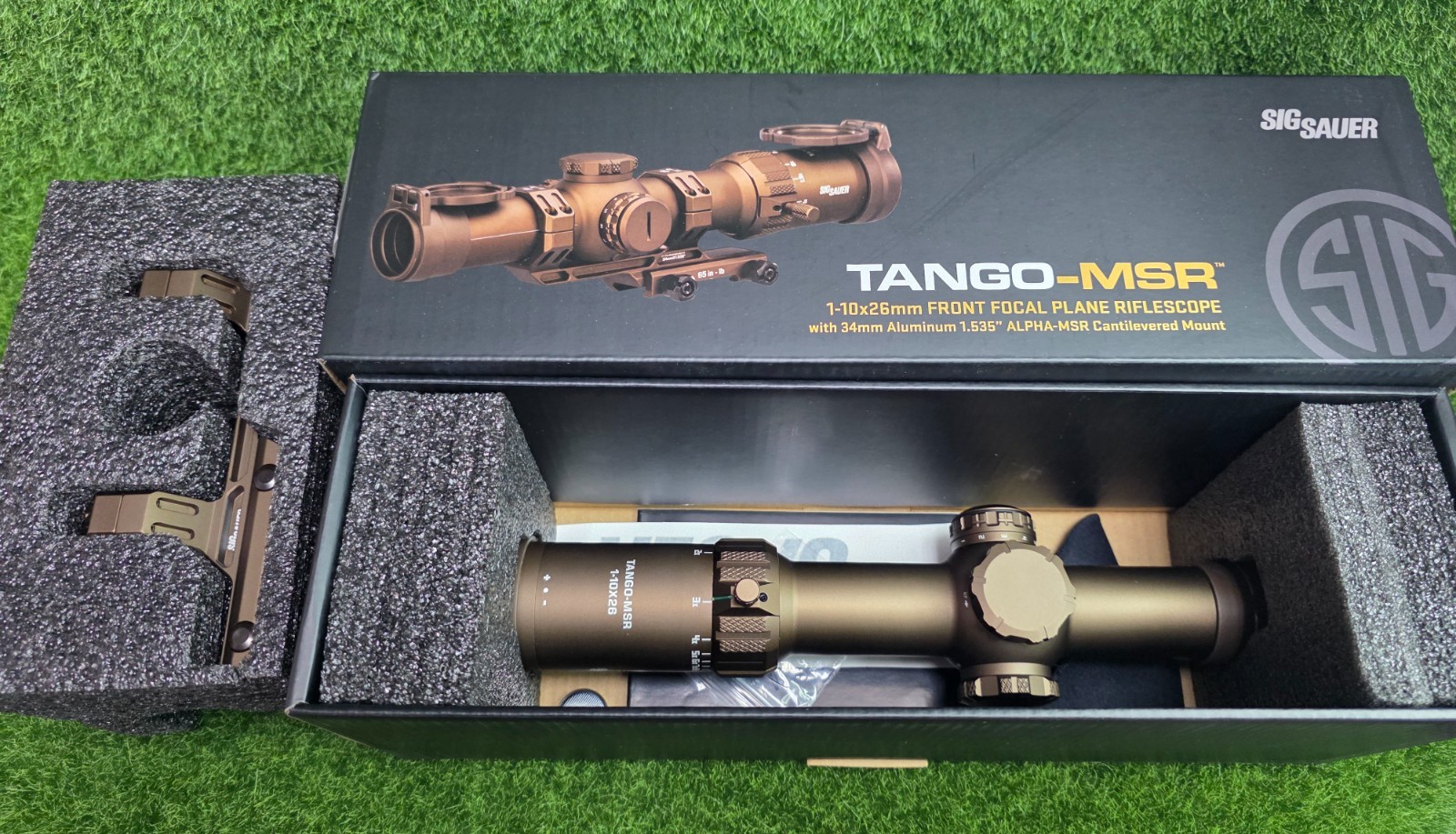 Sig Sauer TANGO-MSR 1-10x26mm #SOTM11202 Illum BDC10 FFP Tan w/ALPHA-MSR Mount