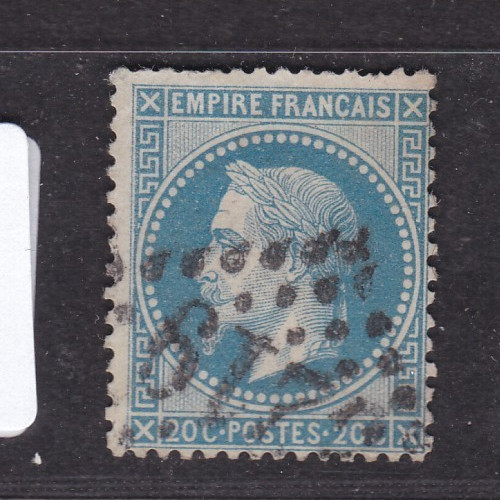 STAMP 1867 FRENCH EMPIRE N° 29-OBL .TB-SEE SCAN R/V-
