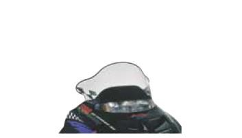 Powermadd Cobra Windshield-Mid-15in.-Tint/Black Checks for 2010 Polaris Wide