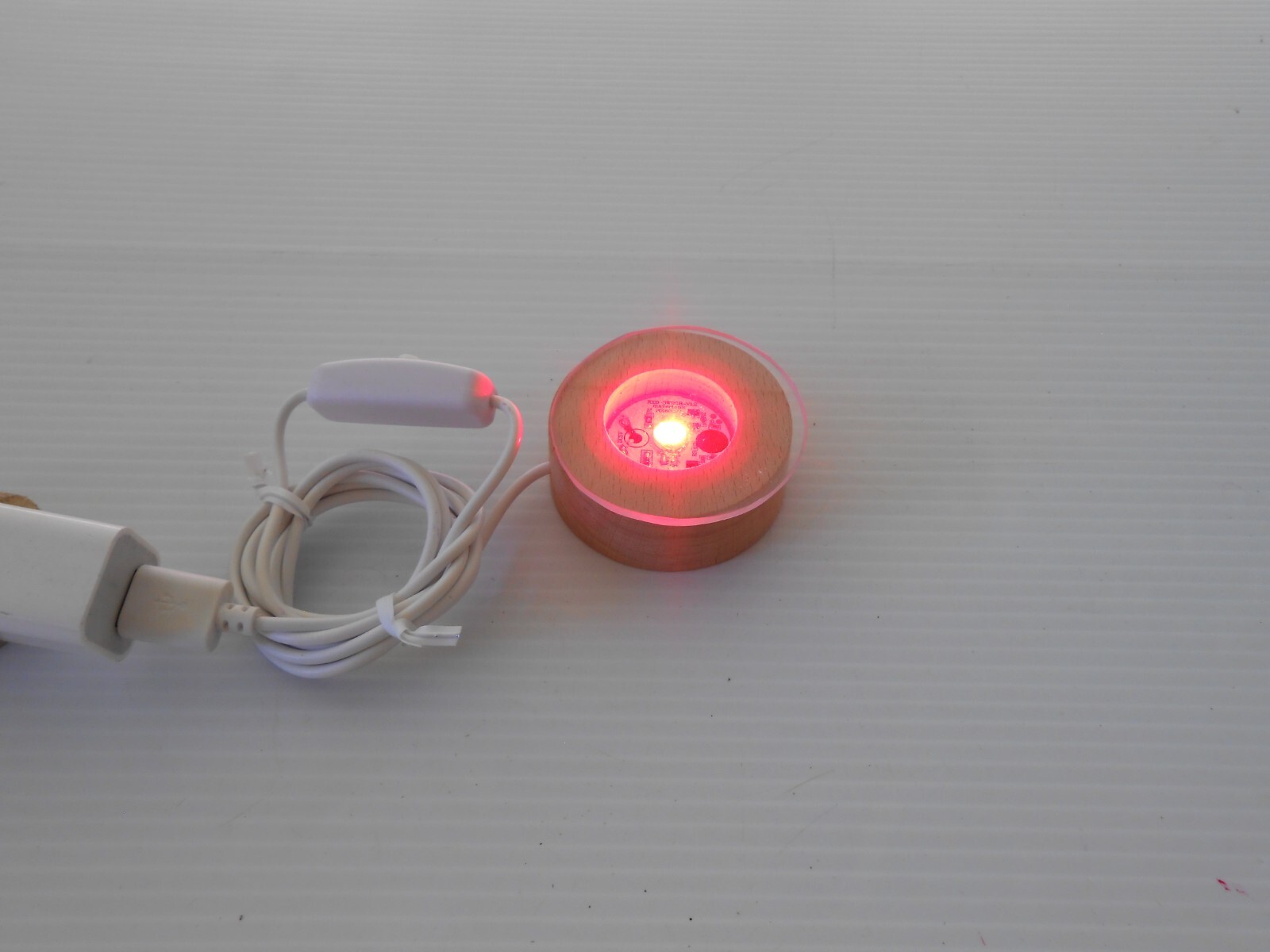 Color Changing L E D Glow Base T-1062